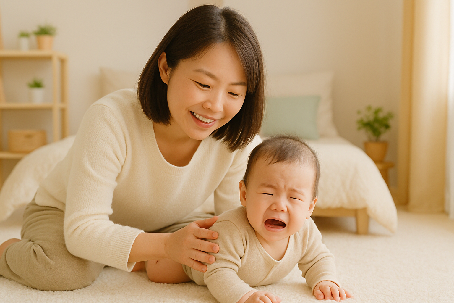 6か月の赤ちゃんがうつ伏せしない理由と解決法。専門家が解説